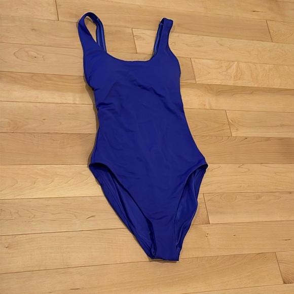 Andie Swim Caledonia One Piece Swimsuit Lapis Size Medium - Picture 4 of 11